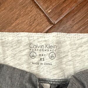 Calvin Klein Performance Charcoal XS Pants